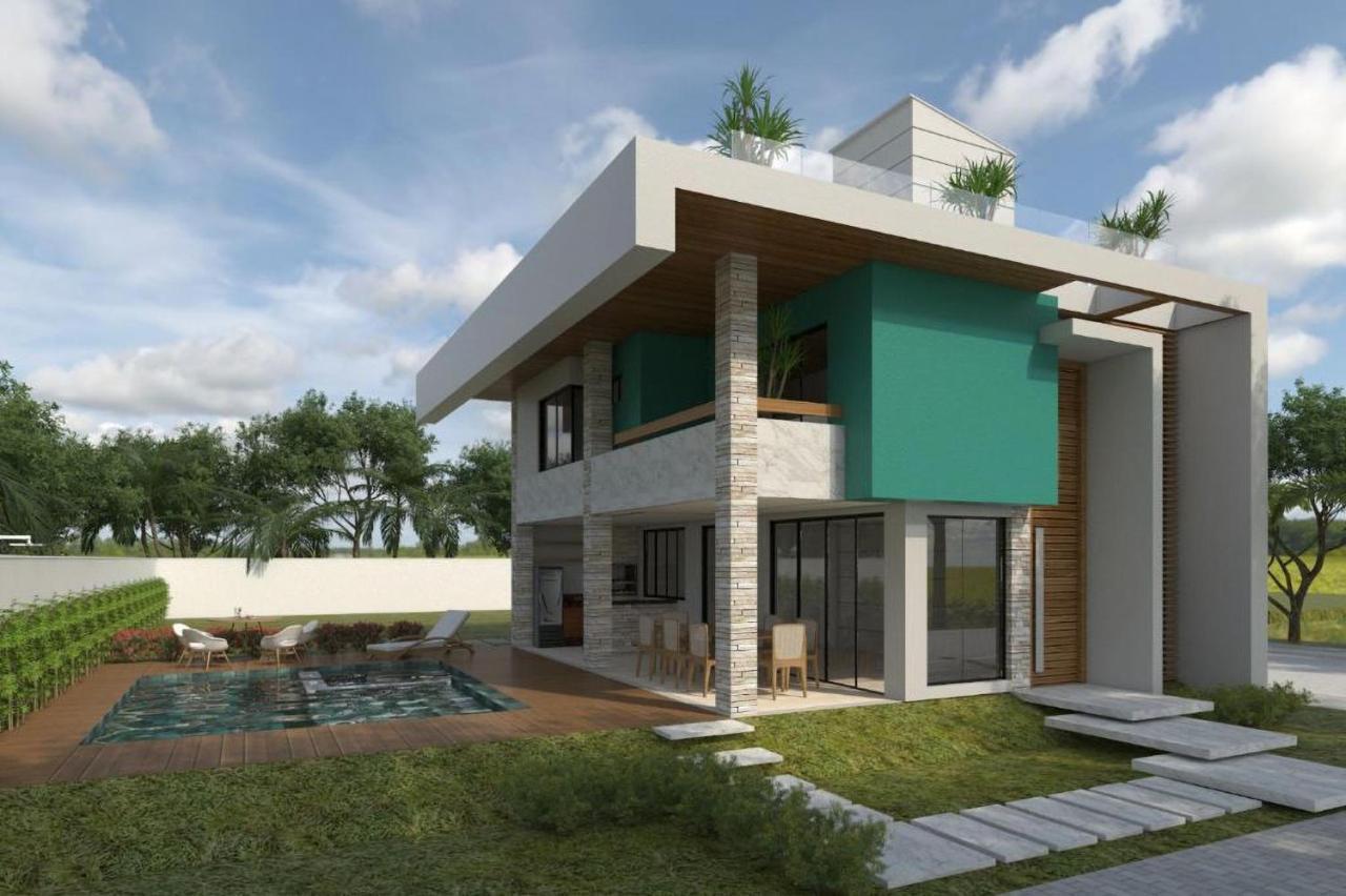 Espetacular Casa De Charme Em Sao Miguel Do Gostoso - Salou 빌라 외부 사진